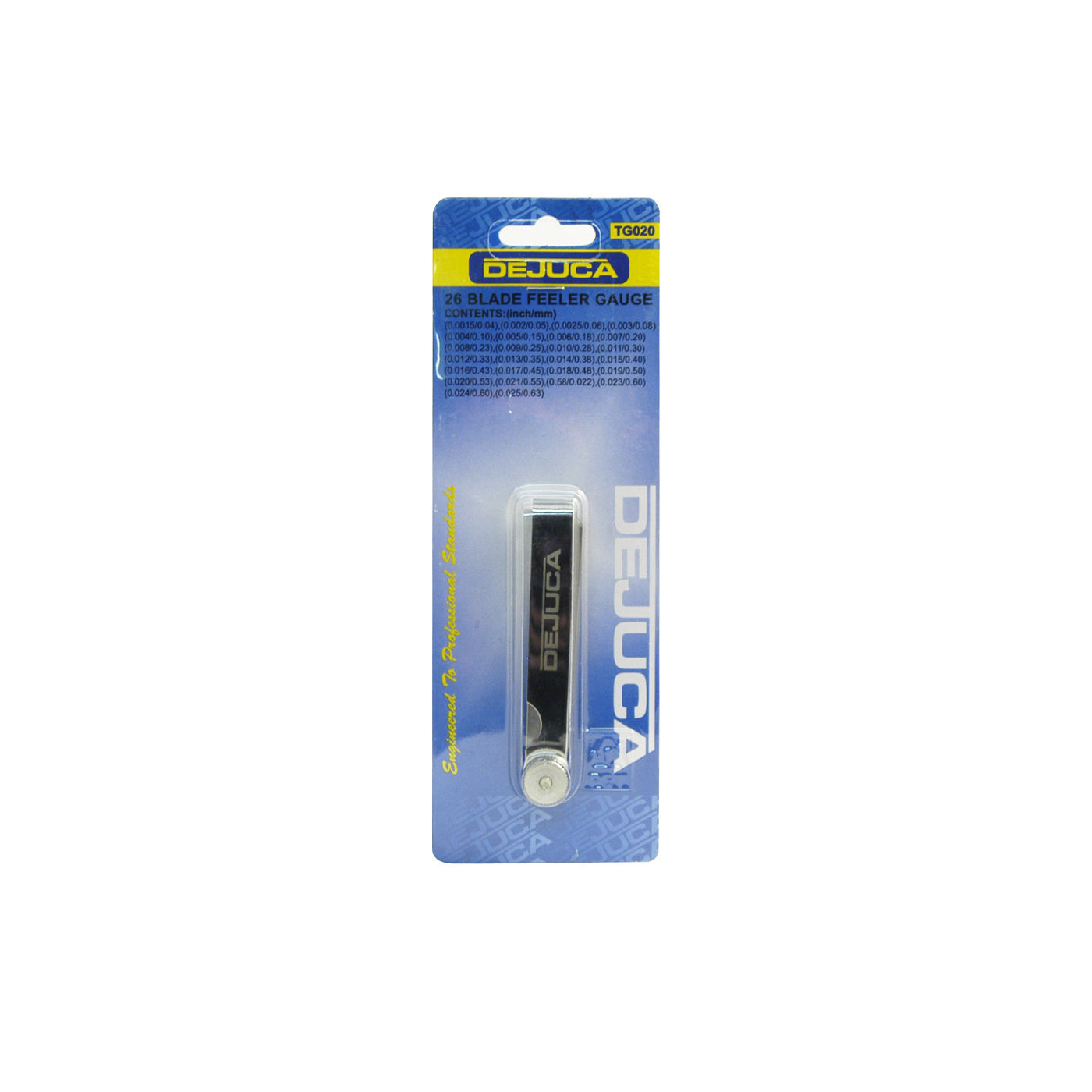 Dejuca - Feeler Gauge - 26 Blade - 5 Pack