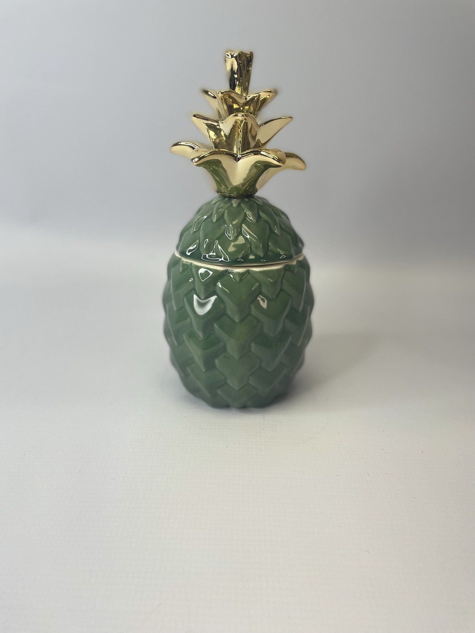 PINAPPLE STORAGE POT 11X11X21.5CM