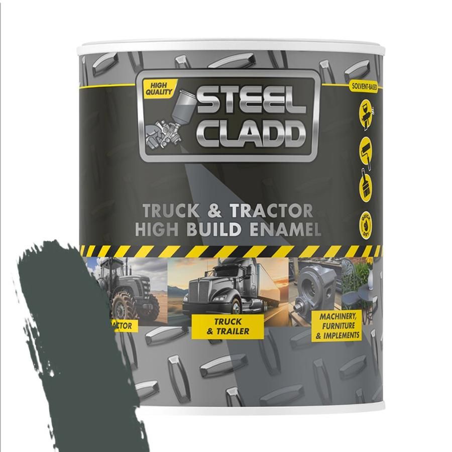 Steel Cladd Truck And Tractor Enamel Mf Grey 1L- 2 Pack