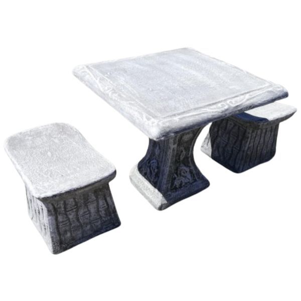 Small Chinese Table & x2 Stools