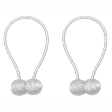 Matoc Magnetic Curtain Rope Tieback with Rock Design - Grey