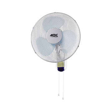 ACDC - 16" 3-Speed Wall Mount Fan With Timer & Remote Control