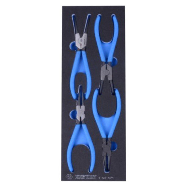 King Tony - Pliers Set Circlip 180mm 4 Piece Eva Foam