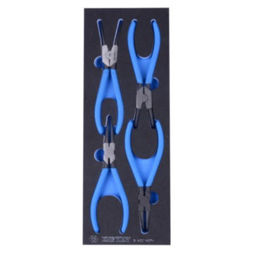 King Tony - Pliers Set Circlip 180mm 4 Piece Eva Foam