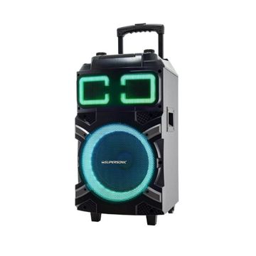 Supersonic 10" Portable Karaoke Trolley with Mic+Remote+Equalizer OP-85A3