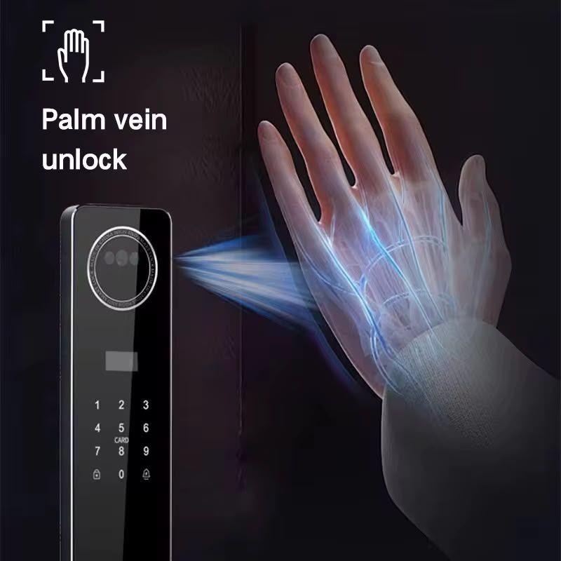 Tuya Smart Video Intercom Door Lock with Face ID & Voice Call