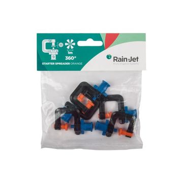 Rainjet - Microjet - 5Xhead - Mister Red - Black - Bulk Pack of 15