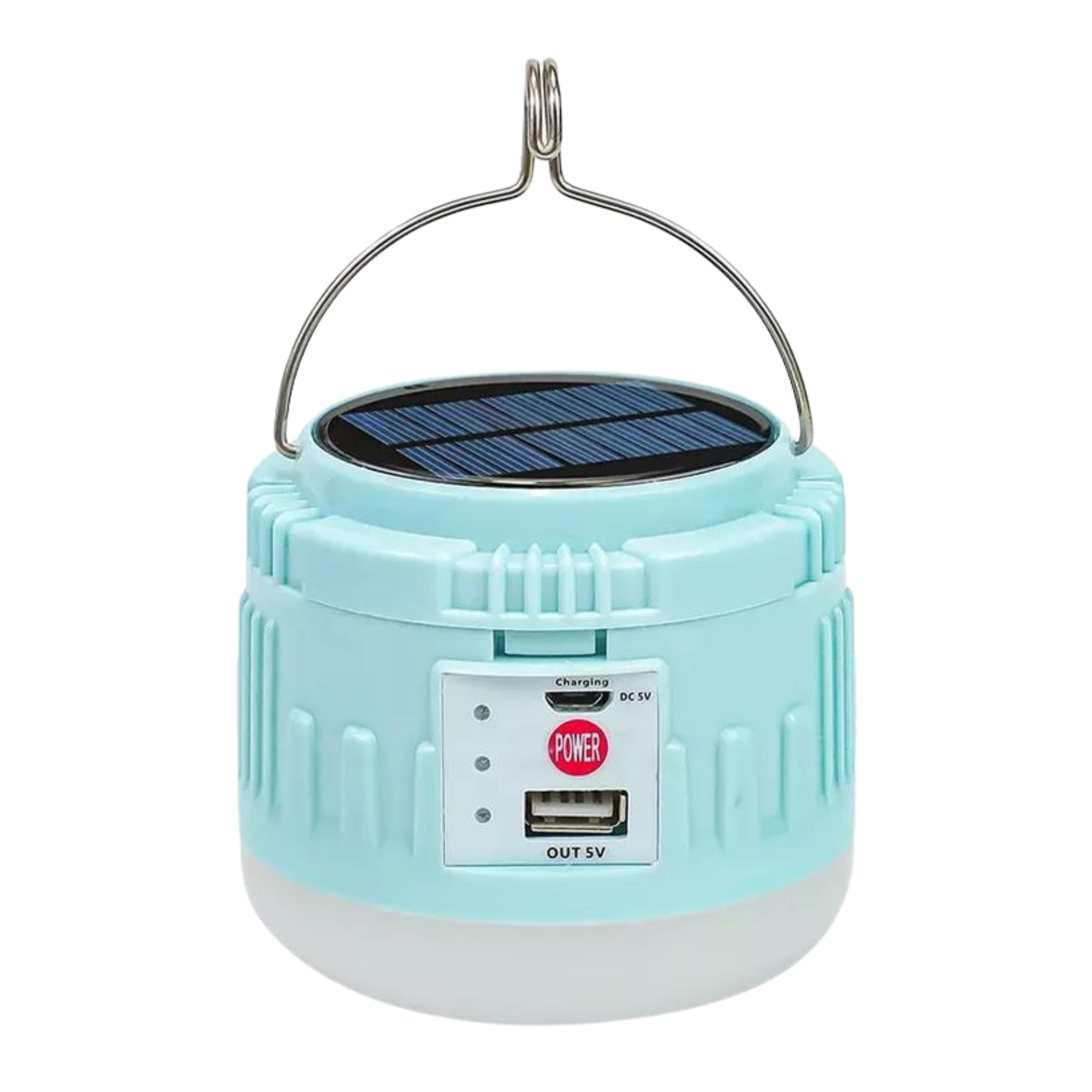 XC Solar Powered LED Portable Camping Light - Blue