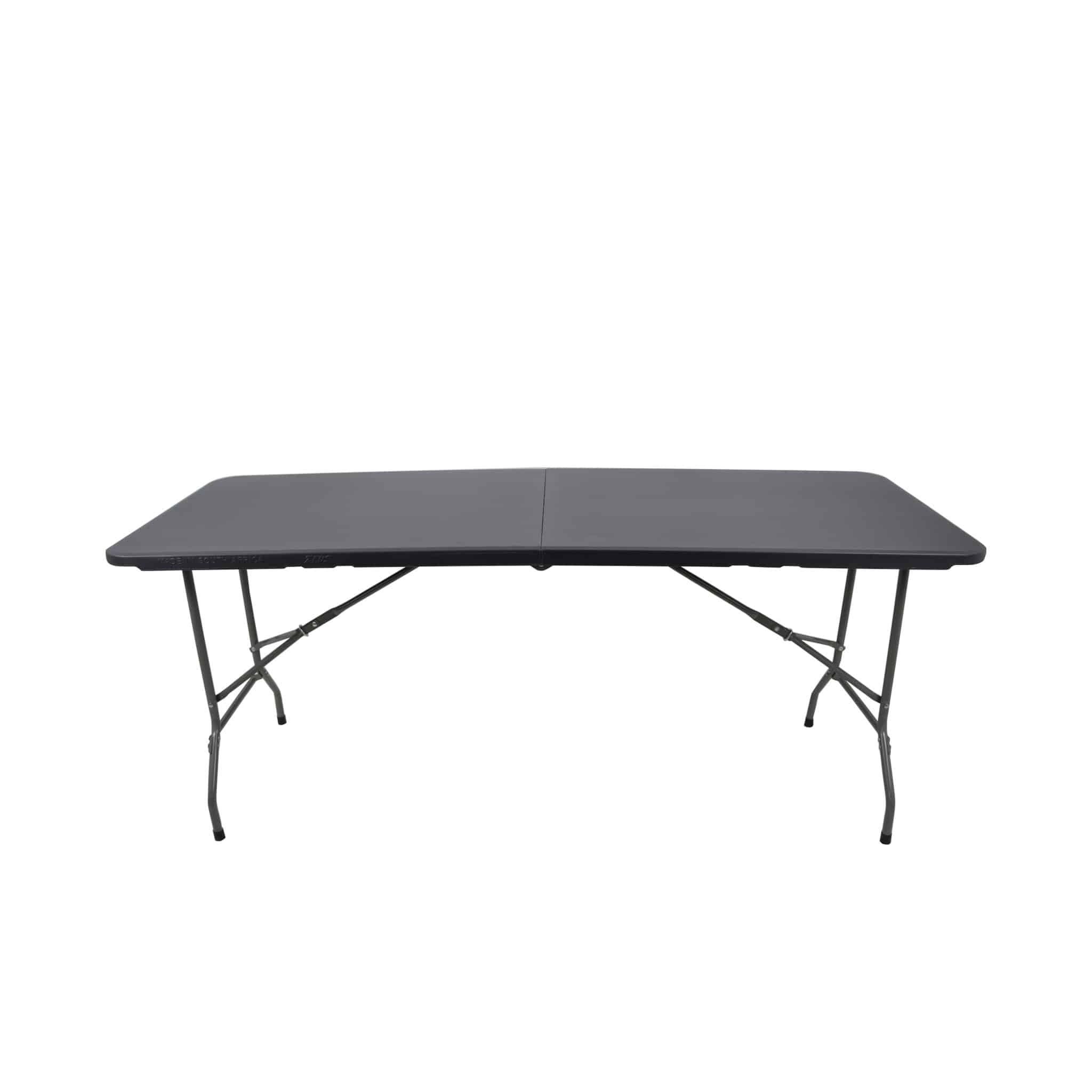 Vividitto - Plastic Folding Table (180x70cm) - Black
