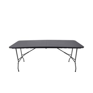 Vividitto - Plastic Folding Table (180x70cm) - Black