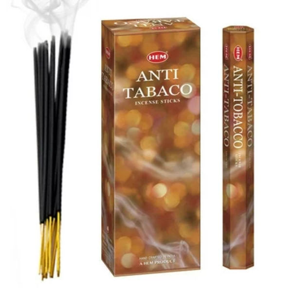 HEM Anti Tobacco Incense Sticks (6 Packs of 20 Sticks Each)