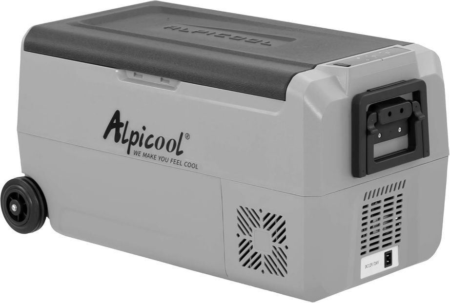 Alpicool 36 Liter Dual Temperature Control 12 Volt Refrigerator Portable Car Fridge Freezer (-4°F~68°F) for Truck, RV, Boat, Camping and Travel