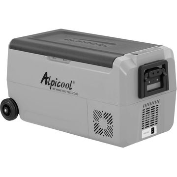 Alpicool 36 Liter Dual Temperature Control 12 Volt Refrigerator Portable Car Fridge Freezer (-4°F~68°F) for Truck, RV, Boat, Camping and Travel