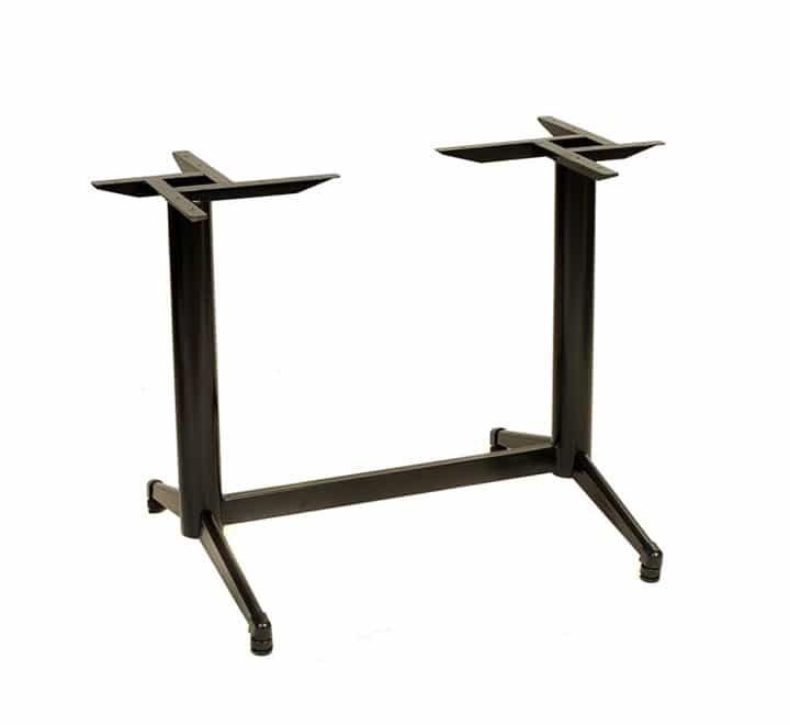 Vividitto - Classic Cafe Table Double Base - Black