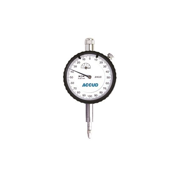 ACCUD Dial Indicator Lug Back 0-10mm 0.01mm
