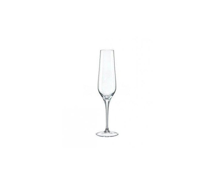 Rebecca Crystal Champ Flute 195ml - Set of 6