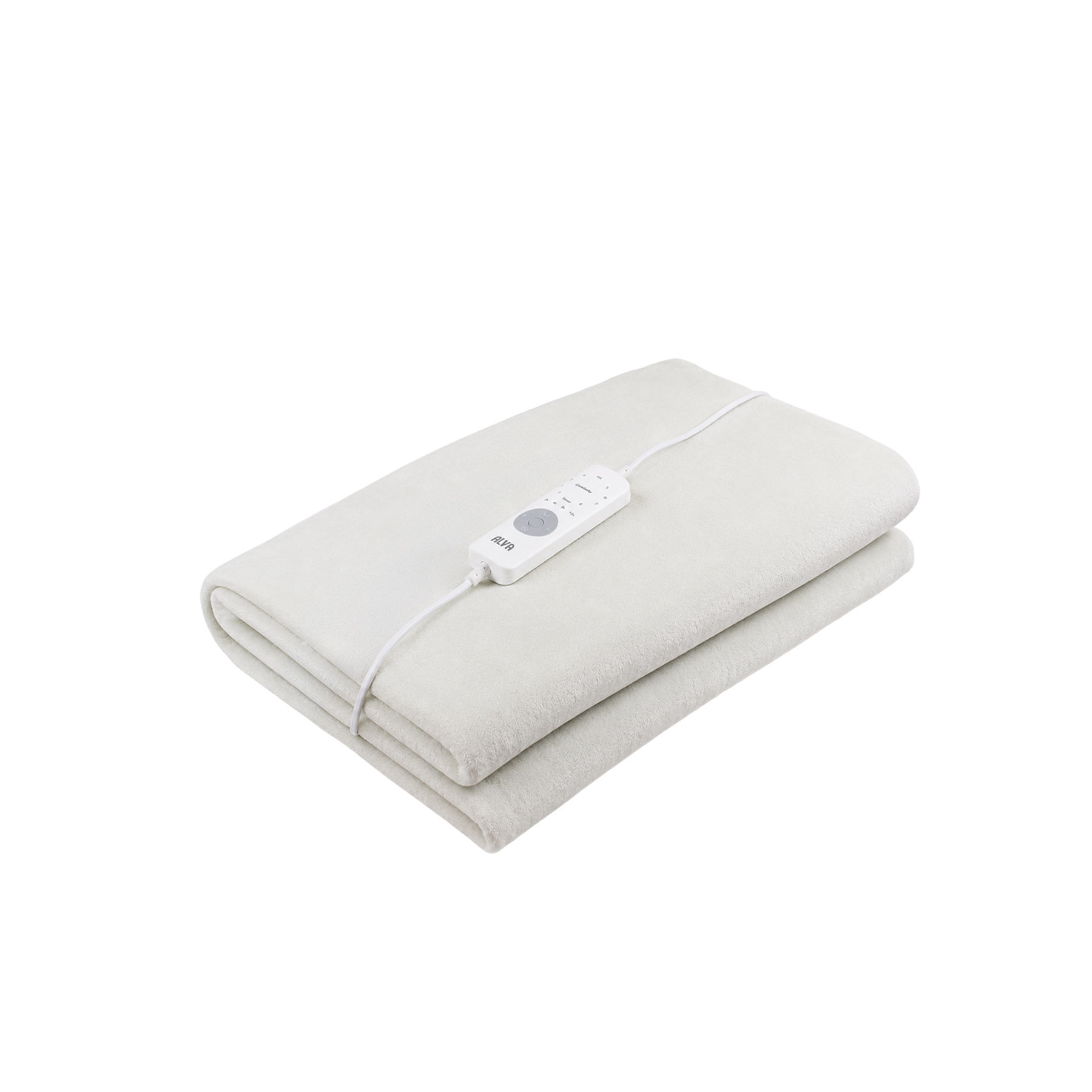 ALVA Single Mink Fleece Fitted Electric Blanket W/ Elastic 91x188 Single 8 Heat Setting Controller with Timer 12 Month Warranty