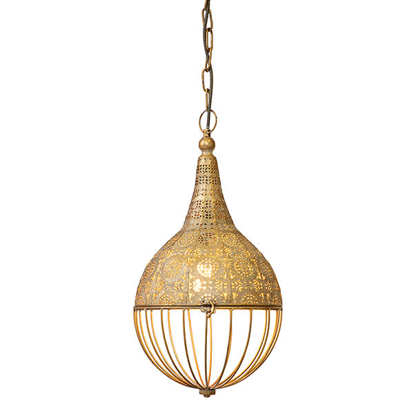 The Lighting Warehouse - Pendant Tangiers Old Brass