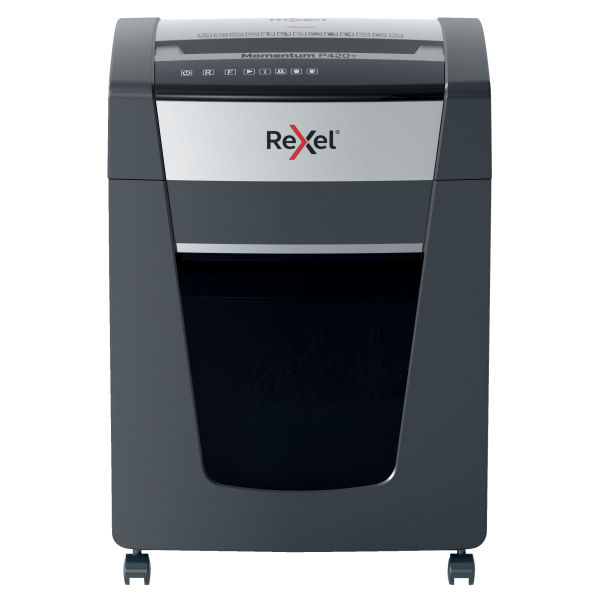 Rexel Momentum P420 Jam Free Cross Cut Paper Shredder