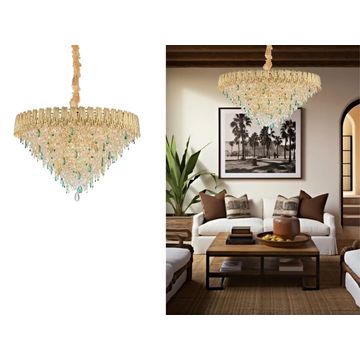 Gilded Eternity Chandeliers/light