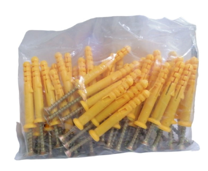 Home Hub 8 x 60mm Nail in Anchor - Pack of 50