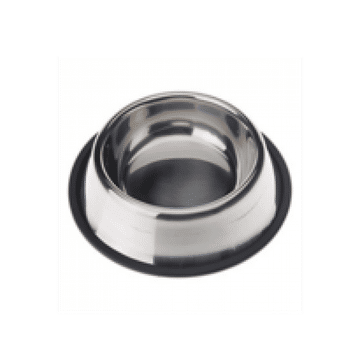 S.S NON TIP ANTI SKID FEEDING BOWL   64 OZ / 1.8 LT