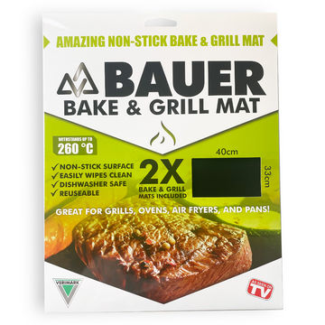 Bauer Bake & Grill Mat 2pc