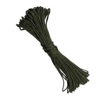 Olive with Grey Reflective Tracer Paracord Rope 30m