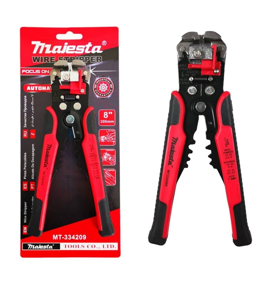 Majesta 200mm 3 in 1 Automatic Wire Stripper - Cutter - Crimper