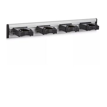 Utility Holder, 4 Hook, Aluminium Plate BY WOODLY