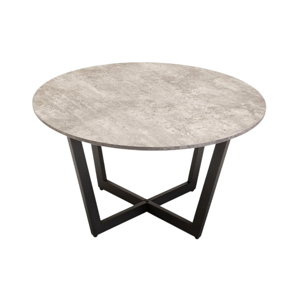 Vividitto - Aitzber Round Coffee Table - Grey Concrete