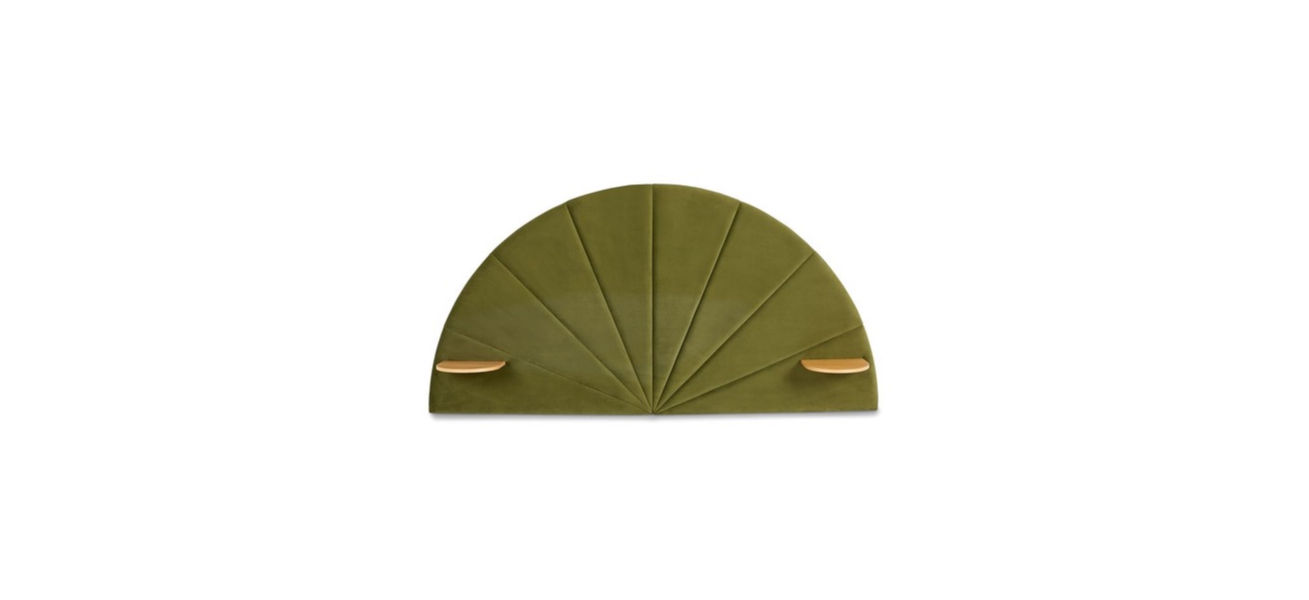Luna Headboard King Olive Green