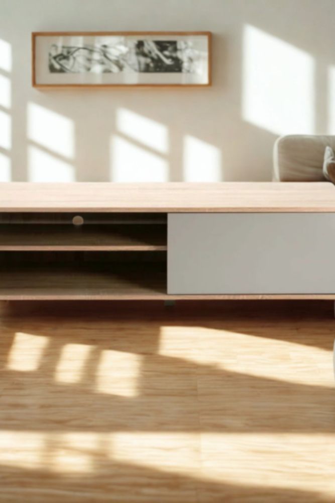 TV Unit 120cm – Compact Media Cabinet with Storage for Living Room