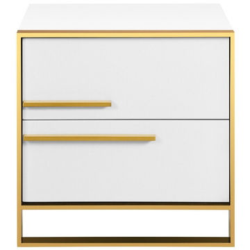 Delphine Pedestal -White