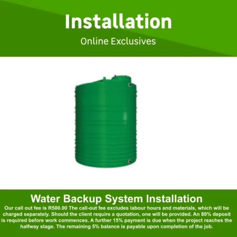 Water backup system by Loupez Electrical
