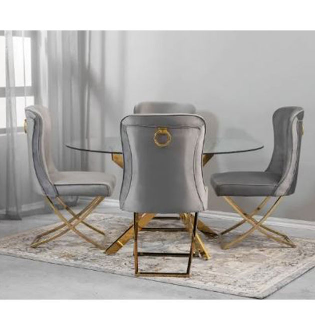 Designer Concepts Donatella 5 Piece Dinning Room Set