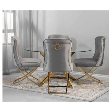 Designer Concepts Donatella 5 Piece Dinning Room Set