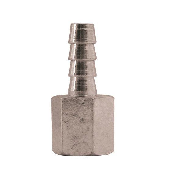 AirCraft - Hosetail 1/4"F x 8mm Bulk - 6 Pack