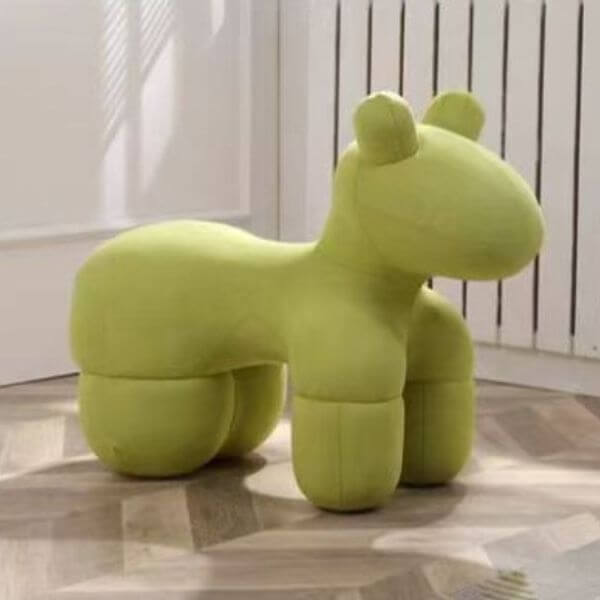 Kids Puppy Shaped Stool - Green