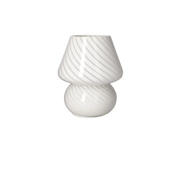 Mushroom Shaped Glass Bedside Lamp