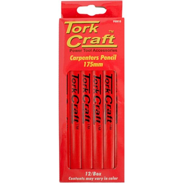 Tork Craft Carpenters Pencil 175Mm - 12 Per Box