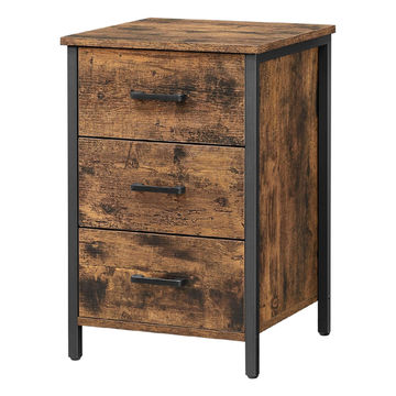 3 DRAWER BEDSIDE END TABLE