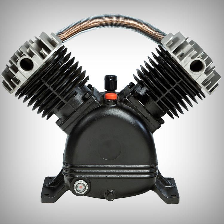 Air Compressor DETROIT CAST IRON Piston Pump 5.5Hp (4.0kw) 8Bar