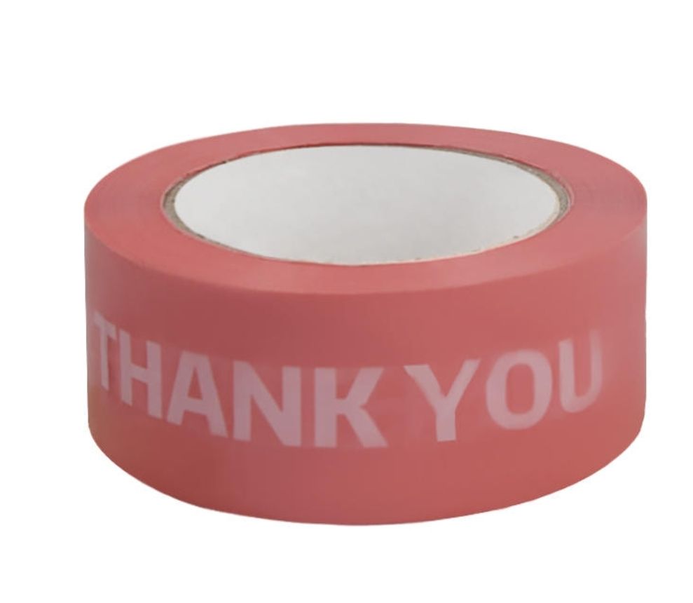 Bopp sealing packaging tape gift wrapping 100m Pink LEROY MERLIN