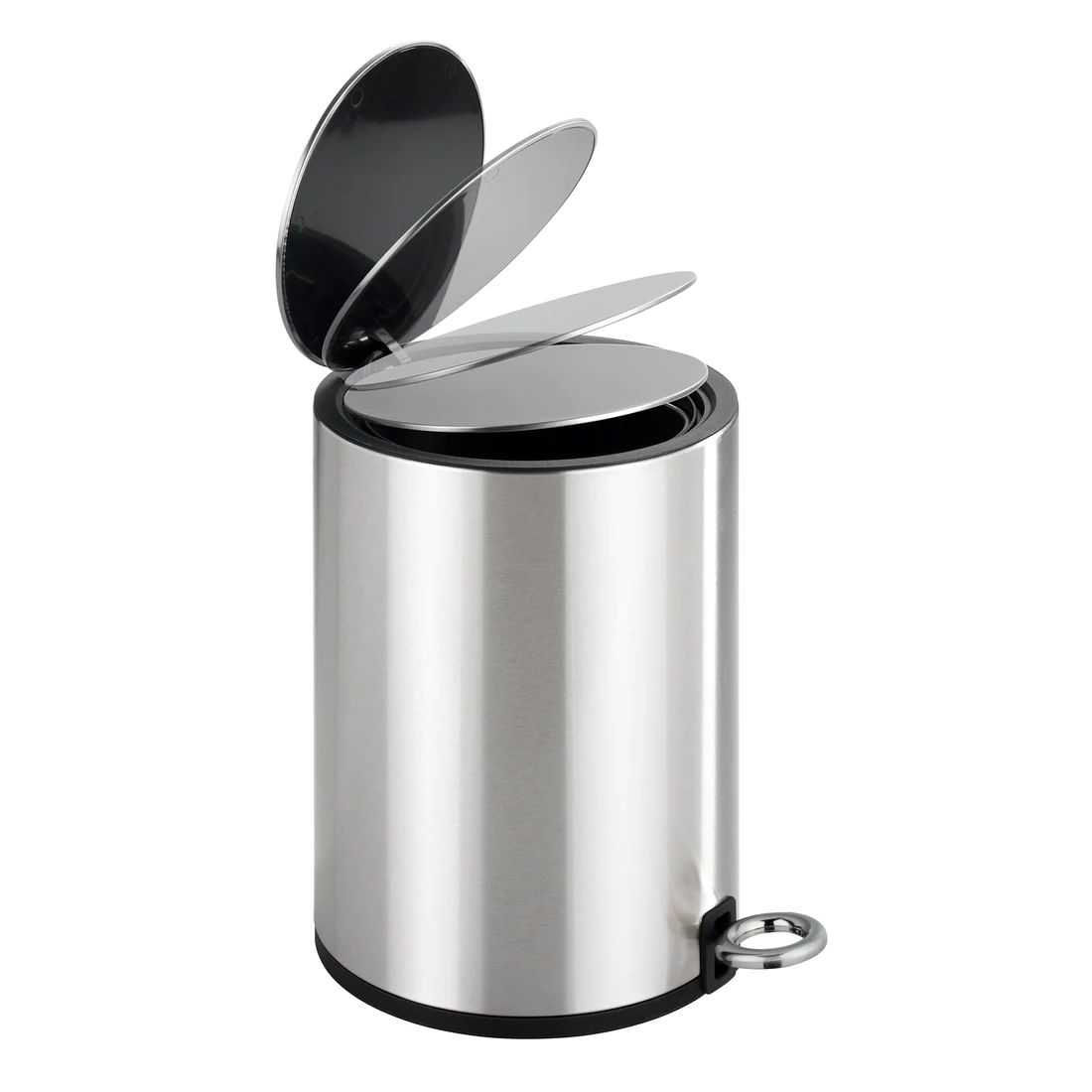 WENKO - 3L PEDAL BIN - MONZA - EASY-CLOSE - STAINLESS STEEL SHINY