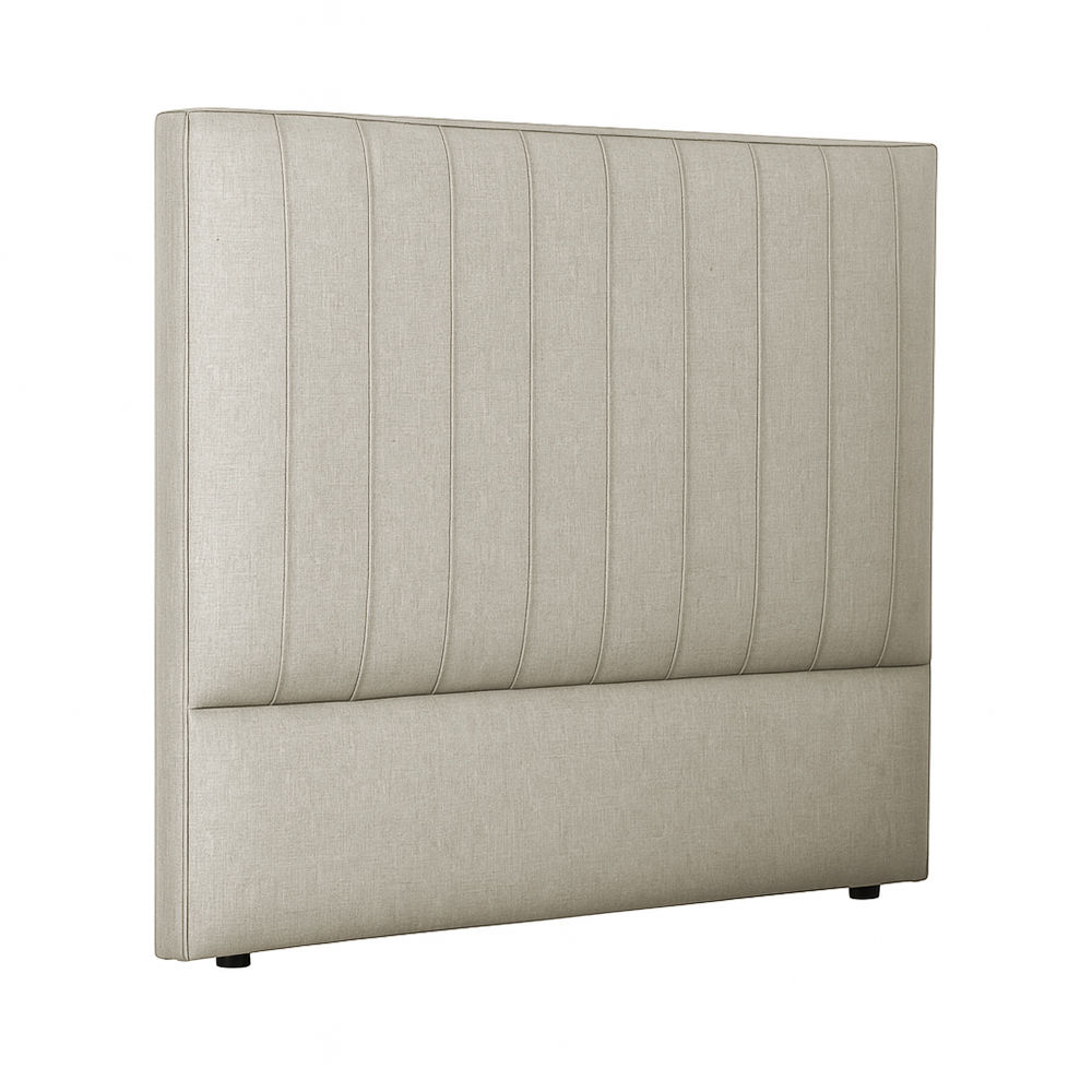Liora Upholstered Linen Headboard Double Linen Almond