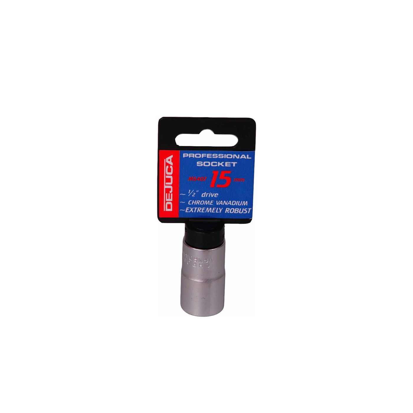 Dejuca - Socket - Cv - Fd - 1/2 Inch drive - 6pt - 15mm - 6 Pack