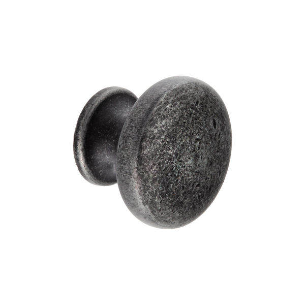 Cupboard Knob - Traditional - Antique Silver