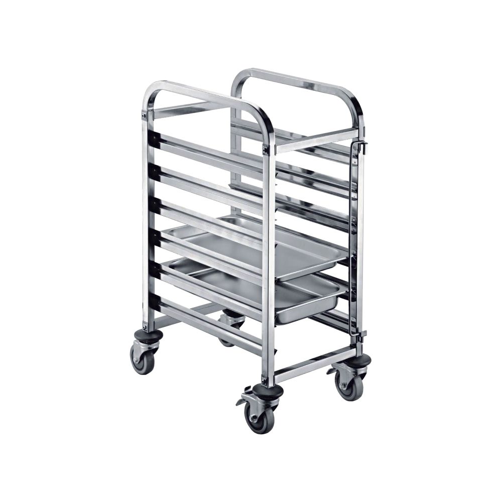 Stainless steel rack trolleys (6 tier) SmartChef