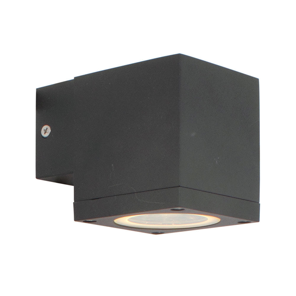 Kube - Down Or Up Only - Wall Light - Black